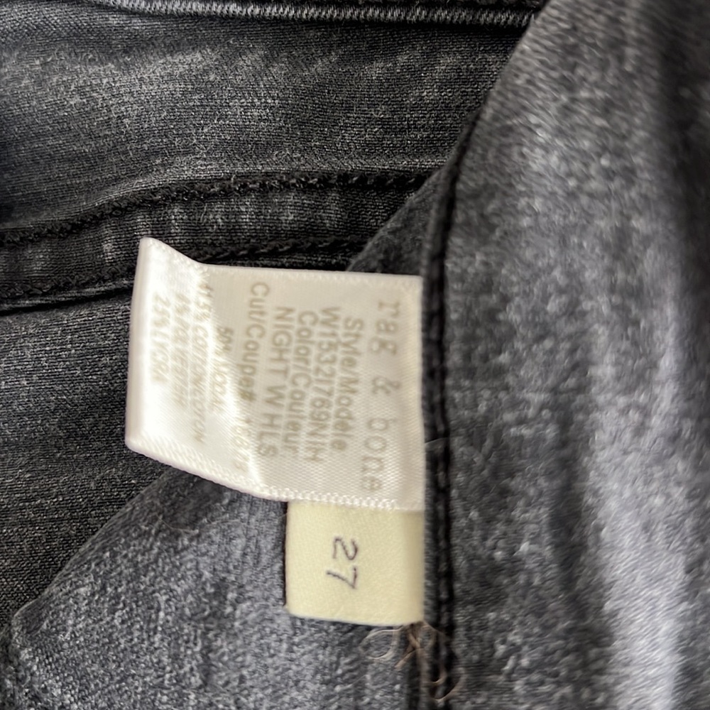 {rag & bone} High Rise Skinny Jean - Picture 8 of 10